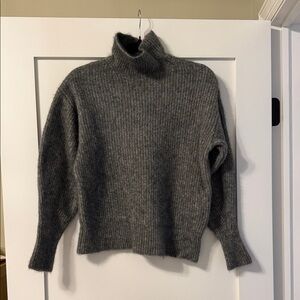 Aritzia Charcoal Turtleneck Sweater